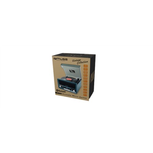 Muse , Turntable Micro System With Vinyl Deck , MT-112 NB , Micro system CD with turntable , USB port