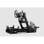 Next Level Racing , Aluminum; Carbon Steel , Racing Simulator Cockpit , GTElite Wheel Plate Edition , Black
