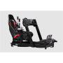 Next Level Racing , Aluminum; Carbon Steel , Racing Simulator Cockpit , GTElite Wheel Plate Edition , Black