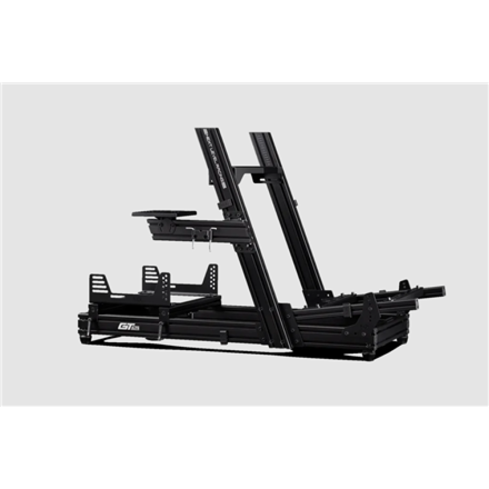 Next Level Racing , Aluminum; Carbon Steel , Racing Simulator Cockpit , GTElite Wheel Plate Edition , Black