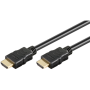 Goobay , Black , HDMI male (type A) , HDMI male (type A) , High Speed HDMI Cable with Ethernet , HDMI to HDMI , 0.5 m