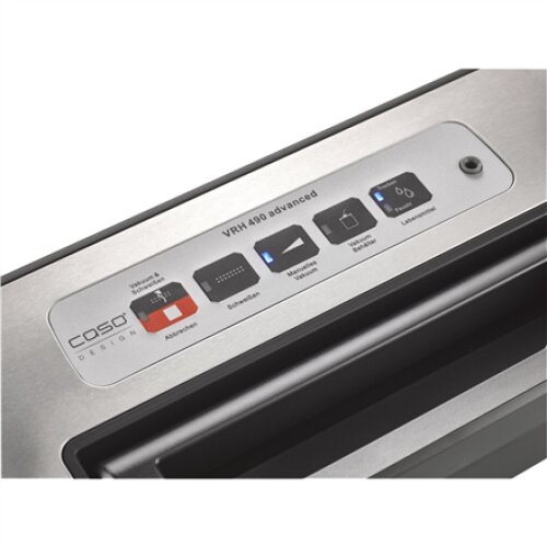 Caso , Bar Vacuum sealer , VRH 490 advanced , Power 110 W , Temperature control , Black/Stainless steel