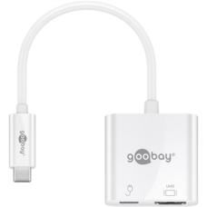 Goobay , USB-C HDMI Adapter (4k 60 Hz) , White , USB-C to HDMI