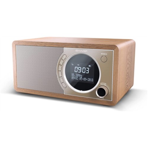 Sharp DR-450(BR) Digital Radio, FM/DAB/DAB+, Bluetooth 4.2, Alarm function, Brown , Sharp , Digital Radio , DR-450(BR) , Bluetooth , Brown