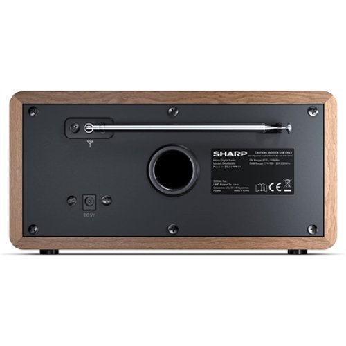 Sharp DR-450(BR) Digital Radio, FM/DAB/DAB+, Bluetooth 4.2, Alarm function, Brown , Sharp , Digital Radio , DR-450(BR) , Bluetooth , Brown