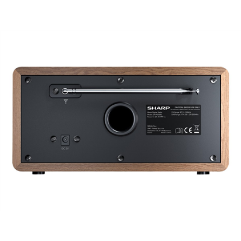 Sharp DR-450(BR) Digital Radio, FM/DAB/DAB+, Bluetooth 4.2, Alarm function, Brown , Sharp , Digital Radio , DR-450(BR) , Brown , Bluetooth , FM radio