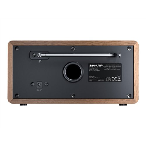 Sharp DR-450(BR) Digital Radio, FM/DAB/DAB+, Bluetooth 4.2, Alarm function, Brown , Sharp , Digital Radio , DR-450(BR) , Bluetooth , Brown