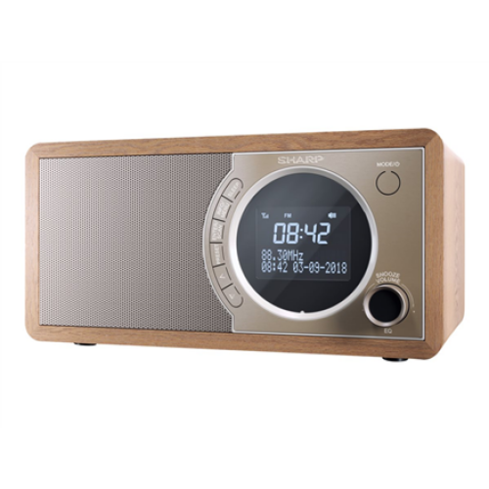 Sharp DR-450(BR) Digital Radio, FM/DAB/DAB+, Bluetooth 4.2, Alarm function, Brown , Sharp , Digital Radio , DR-450(BR) , Brown , Bluetooth , FM radio