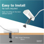 Digitus 3-way office socket strip with 2x USB-A and 1x USB-C connections , DA-70626
