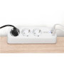 Digitus 3-way office socket strip with 2x USB-A and 1x USB-C connections , DA-70626