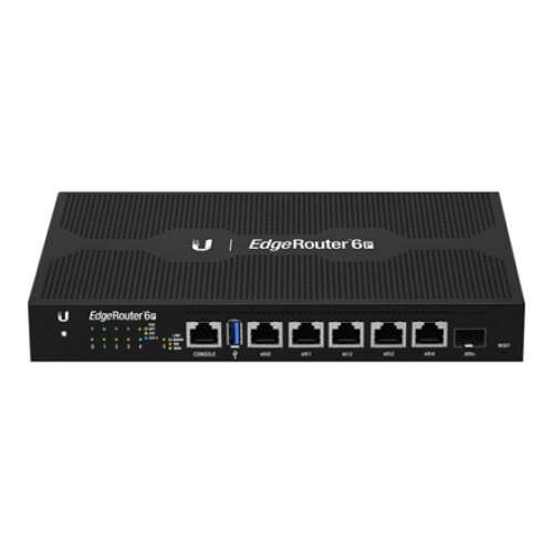 Ubiquiti EdgeRouter 6P Ethernet (RJ-45) ports, 4-Core MIPS64 Ubiquiti EdgeRouter 6P Managed Desktop 1 Gbps (RJ-45) ports quantity 5 SFP ports quantity 1