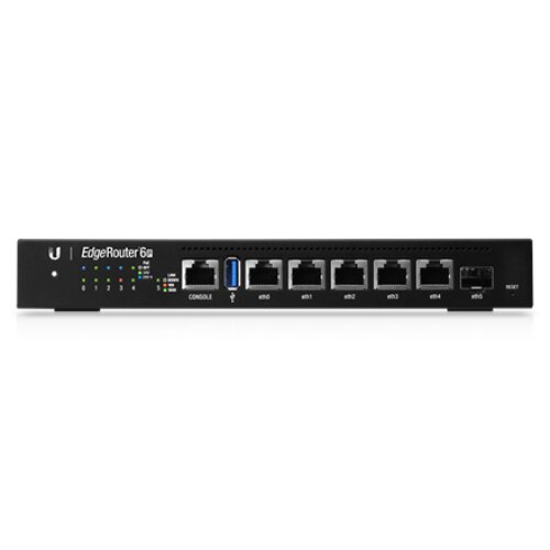 Ubiquiti EdgeRouter 6P Ethernet (RJ-45) ports, 4-Core MIPS64 Ubiquiti EdgeRouter 6P Managed Desktop 1 Gbps (RJ-45) ports quantity 5 SFP ports quantity 1