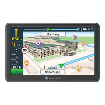 Navitel , GPS Navigator With a Magnetic Mount , E707 Magnetic , GPS (satellite) , 800 x 480 , Maps included