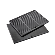 Barbecook , Dynamic Core Enamelled Cast Iron Cooking Griddle, 43 x 35 x 2 cm , BC-ACC-7126