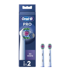 Oral-B , Replaceable Toothbrush Heads , PRO 3D White refill , Heads , Does not apply , Number of brush heads included 2
