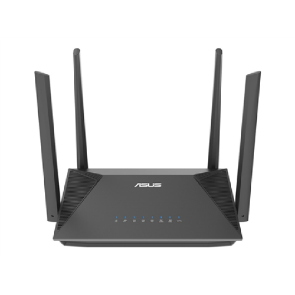 AX1800 AiMesh Wireless Router , RT-AX52 , 802.11ax , 10/100/1000 Mbit/s , Ethernet LAN (RJ-45) ports 3 , Mesh Support Yes , MU-MiMO No , No mobile broadband , Antenna type External