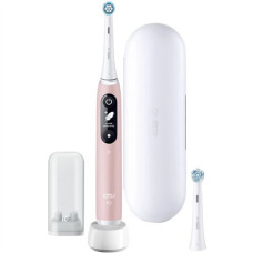 Oral-B Toothbrush + Travel Case , iO6 , Rechargeable , For adults , Number of brush heads included 1 , Number of teeth brushing modes 5 , Pink
