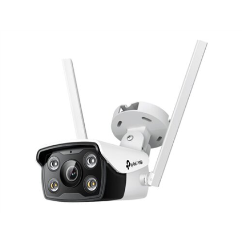 TP-LINK , VIGI 4MP Outdoor Full-Color Wi-Fi Network Camera , VIGI C340-W , Bullet , 4 MP , 4 mm , IP66 , H.265+/H.265/H.264+/H.264 , MicroSD