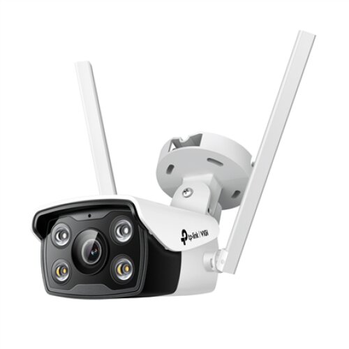 TP-LINK , VIGI 4MP Outdoor Full-Color Wi-Fi Network Camera , VIGI C340-W , Bullet , 4 MP , 4 mm , IP66 , H.265+/H.265/H.264+/H.264 , MicroSD