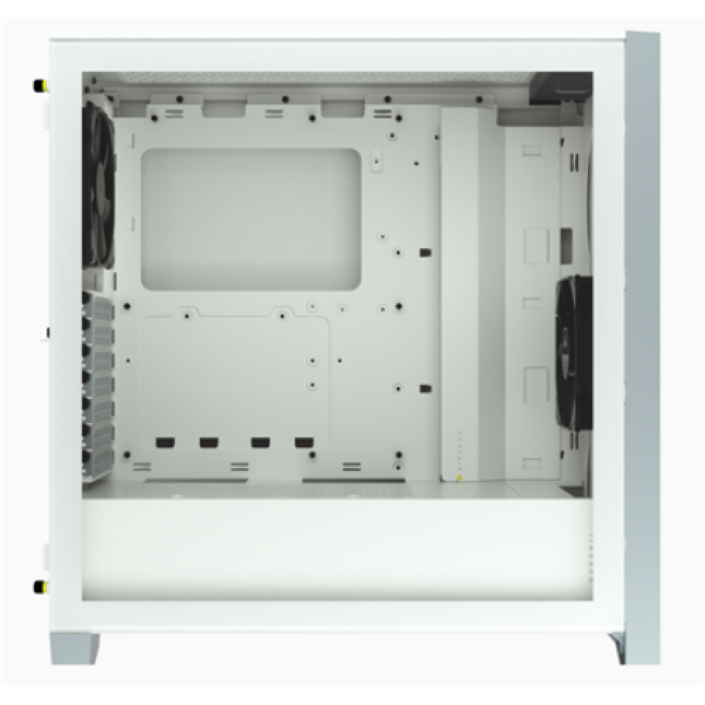 Corsair , Computer Case , 4000D , Side window , White , ATX , Power supply included No , ATX