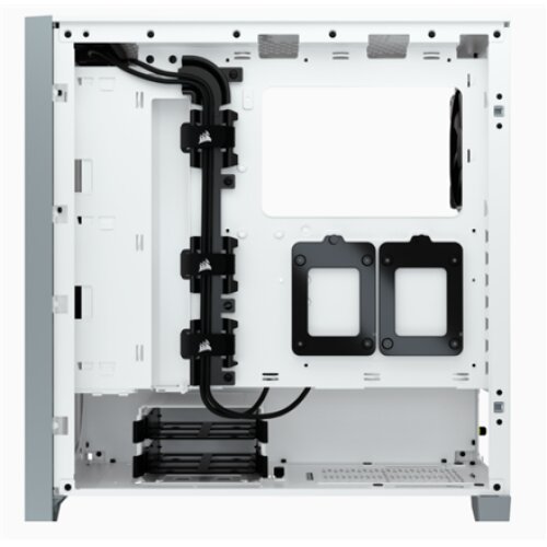 Corsair , Computer Case , 4000D , Side window , White , ATX , Power supply included No , ATX