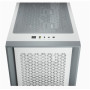 Corsair , Computer Case , 4000D , Side window , White , ATX , Power supply included No , ATX