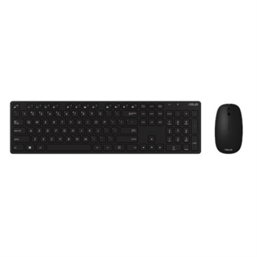 Asus W5000 Keyboard and Mouse Set Wireless Mouse included Batteries included RU 460 g Black