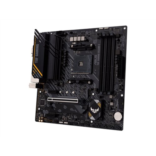 Asus , TUF GAMING B550M-E , Processor family AMD , Processor socket AM4 , DDR4 DIMM , Memory slots 4 , Supported hard disk drive interfaces SATA, M.2 , Number of SATA connectors 4 , Chipset AMD B550 , Micro ATX