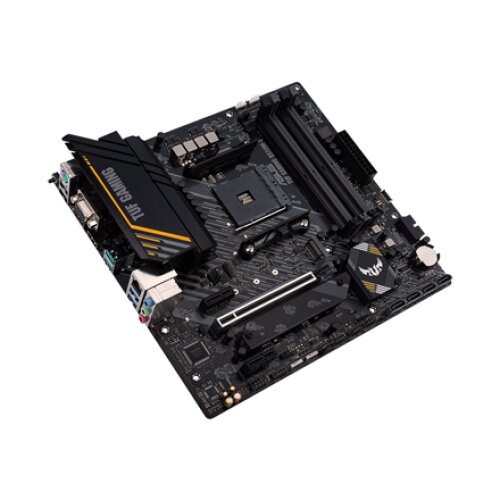 Asus , TUF GAMING B550M-E , Processor family AMD , Processor socket AM4 , DDR4 DIMM , Memory slots 4 , Supported hard disk drive interfaces SATA, M.2 , Number of SATA connectors 4 , Chipset AMD B550 , Micro ATX