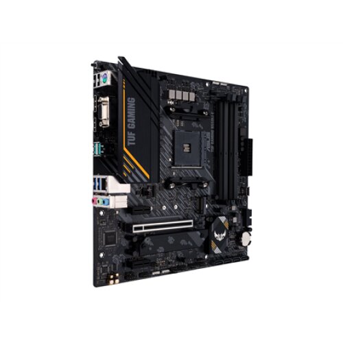 Asus , TUF GAMING B550M-E , Processor family AMD , Processor socket AM4 , DDR4 DIMM , Memory slots 4 , Supported hard disk drive interfaces SATA, M.2 , Number of SATA connectors 4 , Chipset AMD B550 , Micro ATX