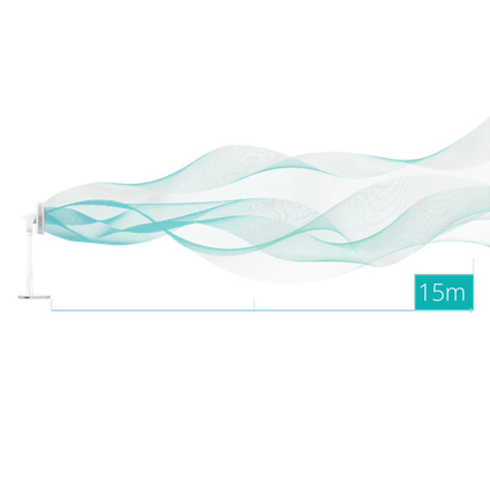 Duux Fan , Whisper 3 , Stand Fan , Diameter 34 cm , Number of speeds 26 , Oscillation , Remote control , White