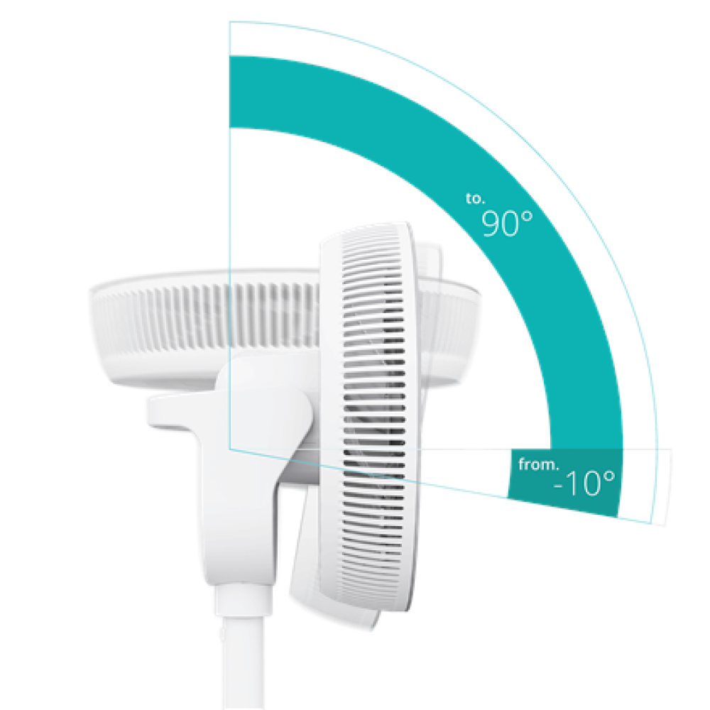 Duux Fan , Whisper 3 , Stand Fan , Diameter 34 cm , Number of speeds 26 , Oscillation , Remote control , White