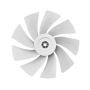 Duux Fan , Whisper 3 , Stand Fan , Diameter 34 cm , Number of speeds 26 , Oscillation , Remote control , White