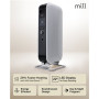 Mill , Heater , AB-H1000DN , Oil Filled Radiator , 1000 W , Number of power levels 3 , Suitable for rooms up to 12-16 m³ , White
