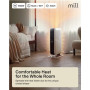 Mill , Heater , AB-H1000DN , Oil Filled Radiator , 1000 W , Number of power levels 3 , Suitable for rooms up to 12-16 m³ , White