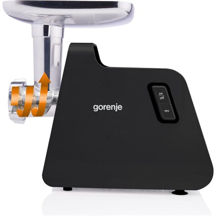 Gorenje Meat grinder , MG2001SB , Black/Stainless Steel , 2000 W , Number of speeds 1 , Throughput (kg/min) 2.6