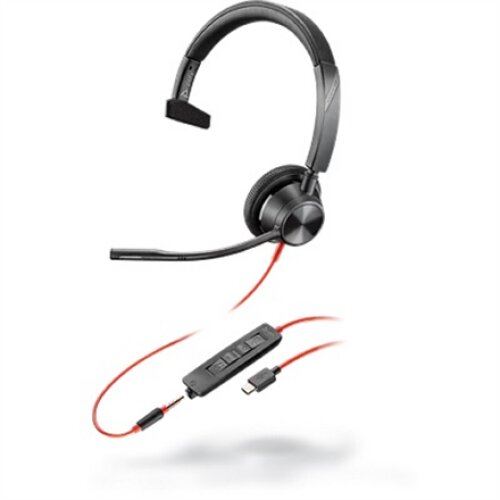 Poly Blackwire 3315, BW3315-M USB-C , Poly , USB-C Headset , Yes , Blackwire 3315, BW3315-M , Built-in microphone , USB Type-C , Black , Wired