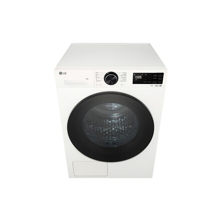 LG Dryer Machine with Heat Pump , RHX5009TWB , Energy efficiency class B , Front loading , 9 kg , LED , Depth 66 cm , Wi-Fi , White
