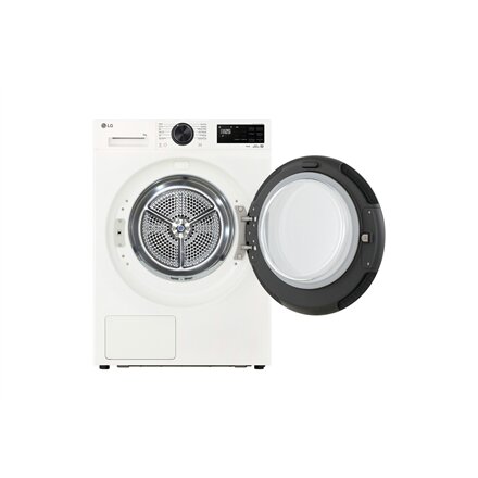 LG Dryer Machine with Heat Pump , RHX5009TWB , Energy efficiency class B , Front loading , 9 kg , LED , Depth 66 cm , Wi-Fi , White