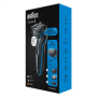 Braun Shaver 51-B4650cs Operating time (max) 50 min, Wet & Dry, Black/Blue