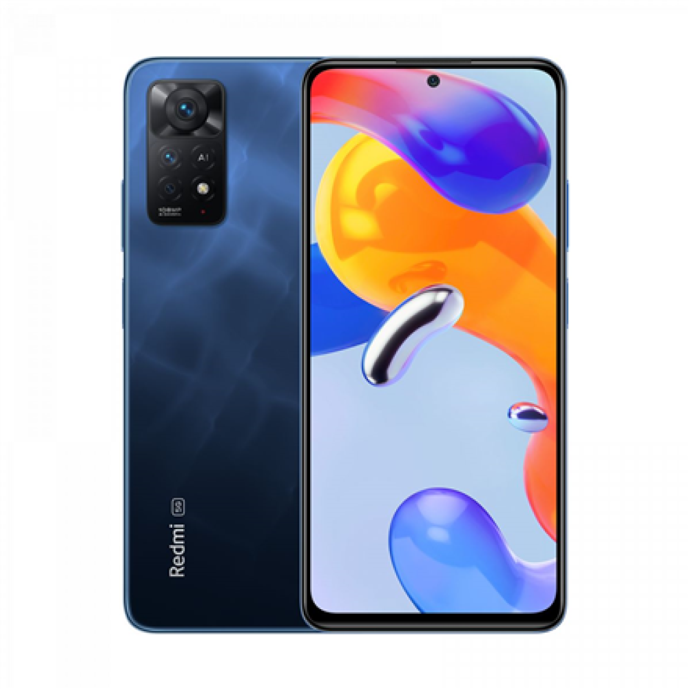 Xiaomi Phones , Redmi Note , 11 Pro , Atlantic Blue , 6.53 , Super AMOLED , 1080 x 2400 , Snapdragon 695 5G , Internal RAM 6 GB , 128 GB , MicroSDXC , Dual SIM , Nano-SIM , 4G , 5G , Main camera resolution 108+8+2 MP , Secondary camera resolution 16 MP , 
