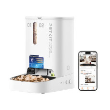 PETKIT YumShare Dual-hopper 2 Automatic Feeder with Camera , Capacity 5 L , Material ABS, 304 stainless steel , White PETKIT YumShare Dual-hopper 2 Automatic Feeder with Camera , Capacity 5 L , Material ABS, 304 stainless steel , White
