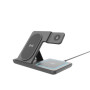 Gembird 3-in-1 foldable wireless charger stand , TA-WPC31A-01-BK