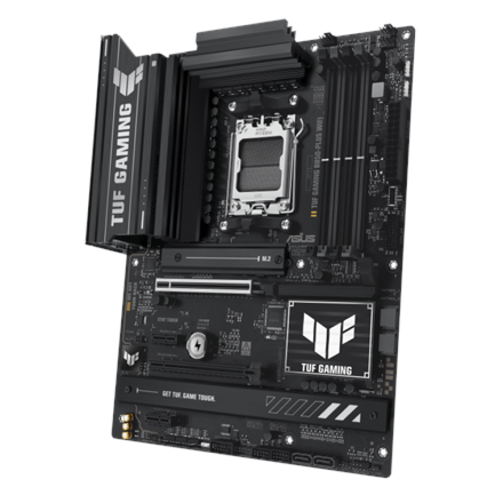 Asus TUF GAMING B850-PLUS WIFI , Processor family AMD , Processor socket AM5 , DDR5 DIMM , Number of SATA connectors 4