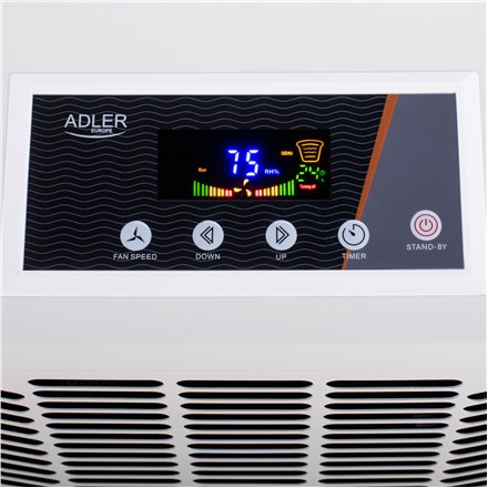 Adler , Air Dehumidifier , AD 7864 , Power 840 W , Suitable for rooms up to 70-100 m³ , Water tank capacity 5.5 L , Black/White