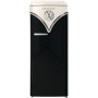 Gorenje Retro Refrigerator , OBRB615DBK , Energy efficiency class D , Free standing , Larder , Height 152.5 cm , Fridge net capacity 225 L , Freezer net capacity 22 L , 38 dB , Black