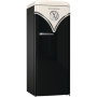 Gorenje Retro Refrigerator , OBRB615DBK , Energy efficiency class D , Free standing , Larder , Height 152.5 cm , Fridge net capacity 225 L , Freezer net capacity 22 L , 38 dB , Black