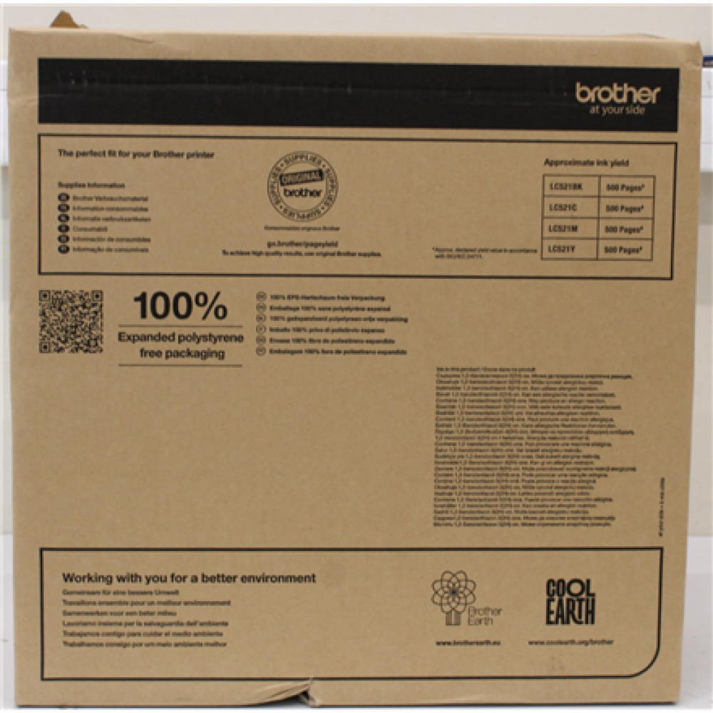 SALE OUT. Brother DCP-J1260W 3-in-1 Wireless Inkjet Printer , SALE OUT. , Multifunctional printer , DCP-J1260W , Inkjet , Colour , 3-in-1 , A4 , Wi-Fi , Black , DAMAGED PACKAGING