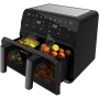Cecotec Double hot air fryer , Cecofry Advance 9000 Window , Power 2200 W , Capacity 9 L , Black