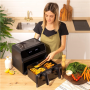 Cecotec Double hot air fryer , Cecofry Advance 9000 Window , Power 2200 W , Capacity 9 L , Black